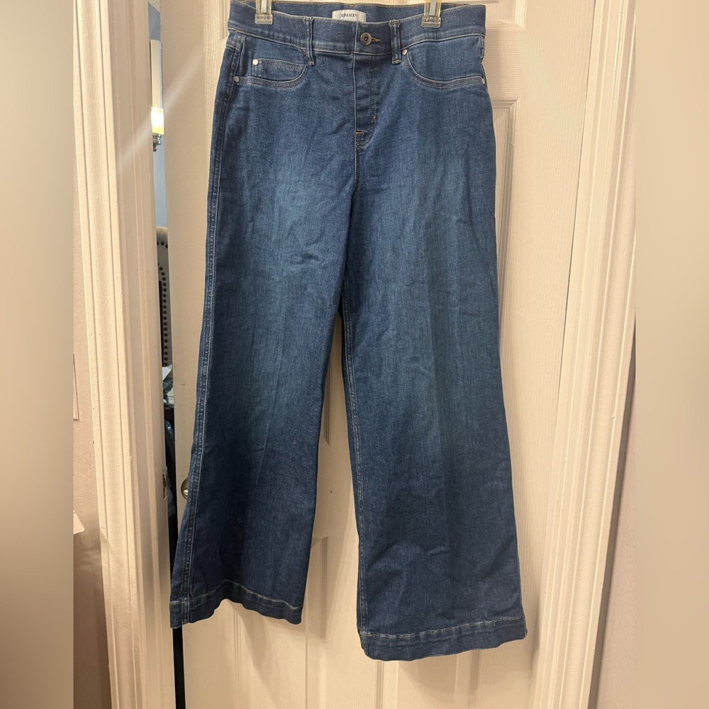 SPANX Dark Blue Flare Jeans
